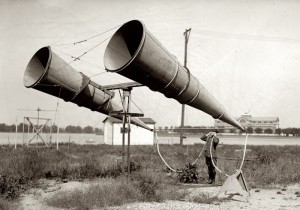 listening ears to detect planes